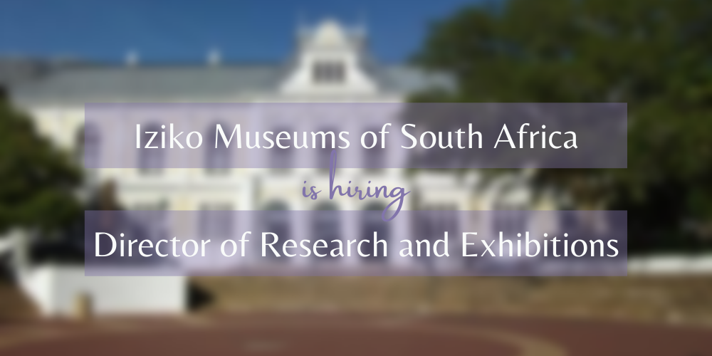 Job Opportunity | Director of Research and Exhibitions