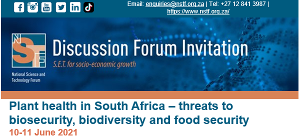 Discussion Forum | Plant health in South Africa – threats to biosecurity, biodiversity and food security